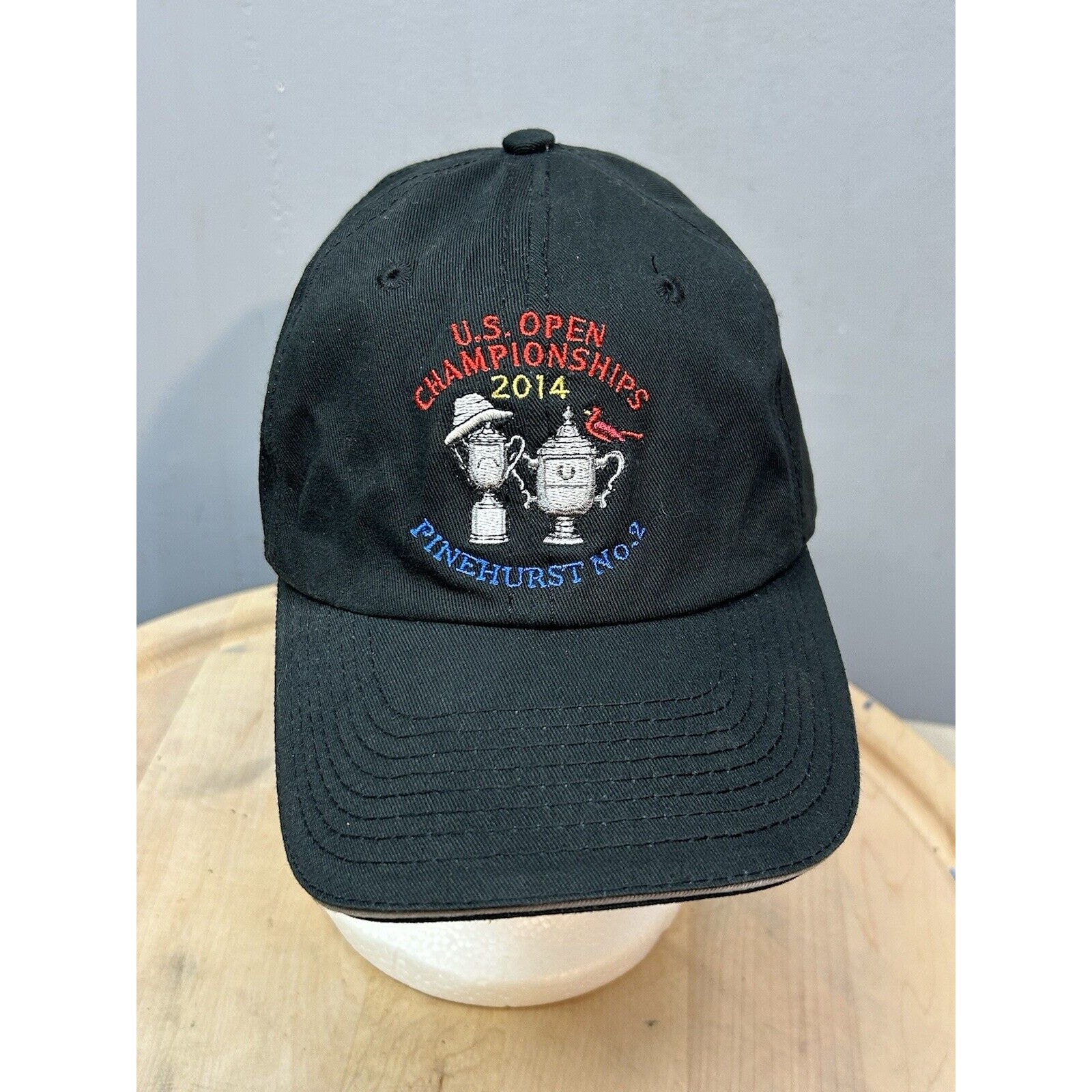 Usga Us Open Championship 2014 Pinehurst No 2 Adjustable Hat Cap Black